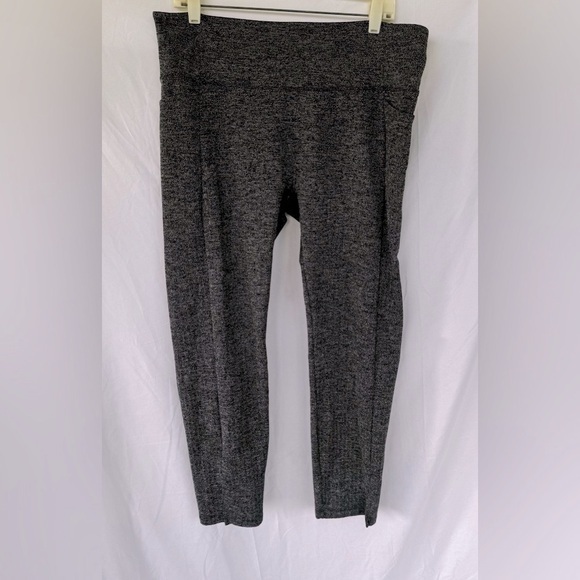 Athleta Pants - Athleta Delancey Herringbone Grey Legging XL